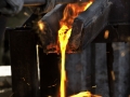 Melting the metal